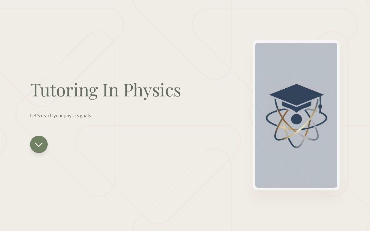 Tutoring In Physics